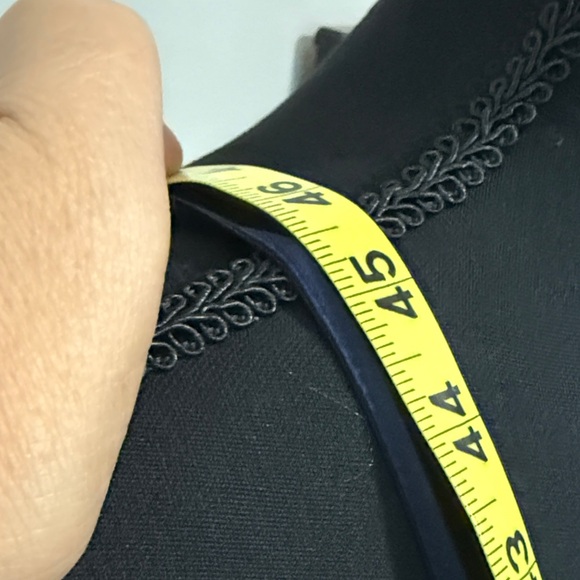 Chic Navy Lace Midi Dress 
Great for the holidays or a formal event - Picture 5 of 6